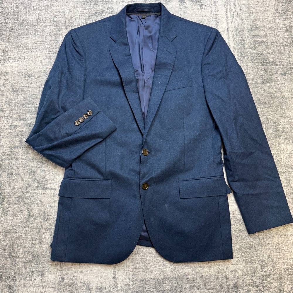 J Crew Blazer Mens 38S Ludlow Suit Jacket Vitale Barberis Canonico‎ Wool Wedding